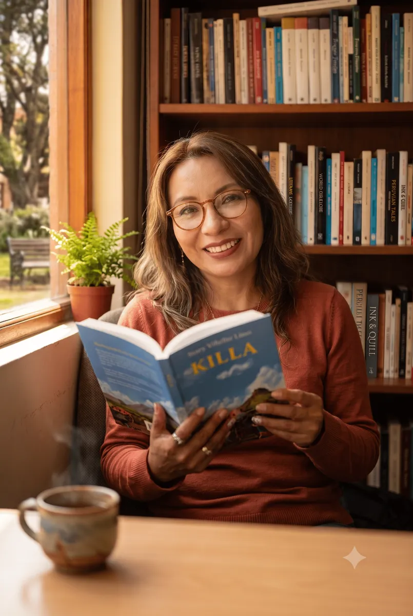 Fotografía de Nancy Villaflor, escritora peruana